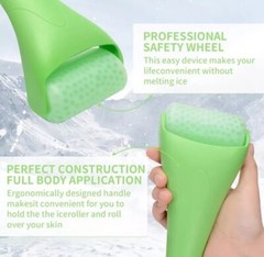 Ice Roller Facial Massager Tool Anti-Aging Self Care Puffiness Wrinkles, Green