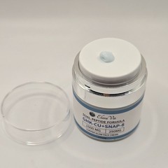 GHK-CU + SNAP-8 Dual Peptide Anti-Aging Copper Glow Face Cream add Derma Roller