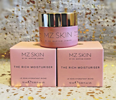 2x~MZ Skin~The Rich Moisturiser~10ml/0.33 fl oz each~Travel Size~NIB~Ships Free~