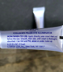 2X L’Oreal Paris Dermo-Expertise Collagen Filler Eye Illuminator .25 travel size