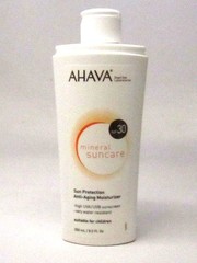AHAVA -Mineral Suncare Sun Protection Anti-Aging Moisturizer SPF30 8.5 oz.unbox)