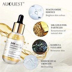 AUQUEST 24K Gold Face Serum Hyaluronic Acid Anti Aging Moisturizing Skin