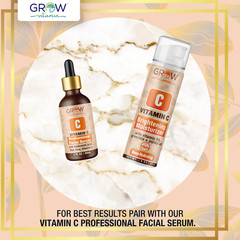 Grow Vitamin – Vitamin C Serum 1 fl. oz, Professional Facial Serum, exp 2025+