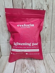 Eveloria Skincare 30 Brightening Pads , Acne Scars 100% Natural – Exp : 12/2027