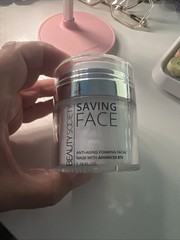 Beauty Society Saving Face – Foaming Facial with Advanced BTX 1.76 fl oz.