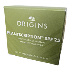 ORIGINS PLANTSCRIPTION SPF 25 POWER 1.7 OZ ANTI-AGING CREAM SUNSCREEN – Unopened