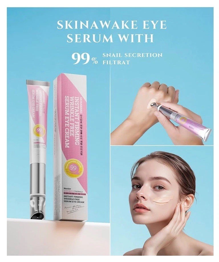 Instant Firm EYE CREAM Built-In MASSAGER SkinAwake Naculor WRINKLE-FREE Korean