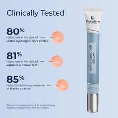 1-3X Plexaderm Rapid Reduction Eye Serum,Visibly Reduces Under-Eye Bags,Wrinkles