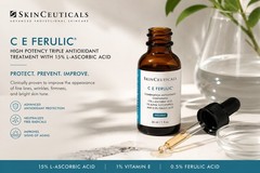 SkinCeuticals C E Ferulic Vitamin C Serum 1 fl oz 30ml 15% L-Ascorbic Acid New