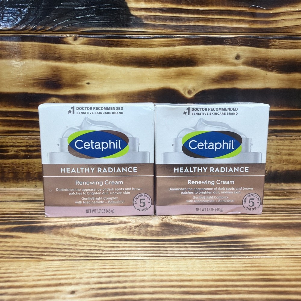 Cetaphil Healthy Radiance Renewing Cream 1.7 Oz 2 Pack New