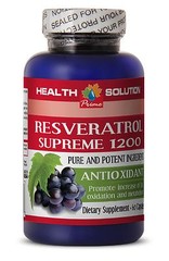 Resveratrol Pure – PREMIUM RESVERATROL 1200mg – Advanced Antioxidant 1 Bottle