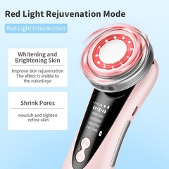 5 in 1 Face Massager Anti Aging LED Photon Therapy Beauty Device Firming Lifting