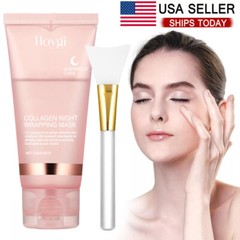 Collagen Overnight Wrapping Mask – Elasticity & Hydration, Natural Ingredients`
