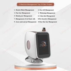 2in1 Fractional RF Machine 10/25/64/nano Cartridge Head Wrinkle Acne Removal