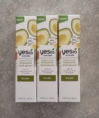 Hyaluronic Acid Serum Lot Of 3 Yes To Avocado