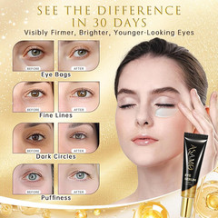 Retinol & Vegan Collagen Eye Serum – Rapid Reduction Serum for Bags, Dark Circle