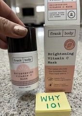 Frank Body Brightening Vitamin C Mask 1.69oz/50mL Resurfacing FULL SIZE SEALED