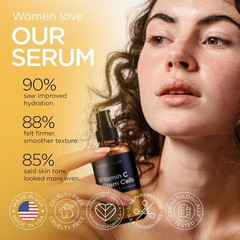 Vitamin C Face Serum Stem Cells Hyaluronic Acid Aloe Vera Vitamin E Anti Aging