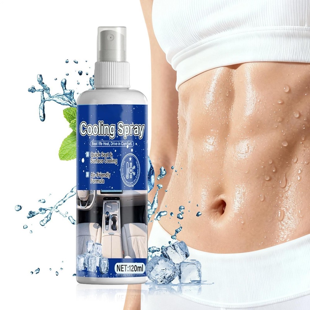 Cooling Spray 120ml Non-Sticky Hydrating Spray Cooling Mist for Travel