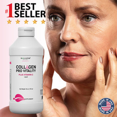 COLLAGEN LIQUID & BIOTIN Perfect formula for skin care and beauty 48 OZ +60 Cap