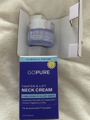 GOPURE Activsmooth Complex Neck Cream Firming Tightening 1.7 fl oz
