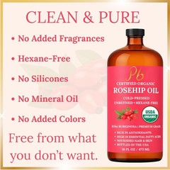 Organic Rosemary Mint Saw Palmetto Hair Oil for Growth, Reduce Hair Loss 4 fl oz