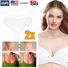 4x Neck Chest Wrinkle Patches-Silicone Pads for Decollete & Cleavage, Anti Aging
