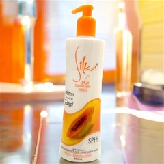 Silka Skin Whitening Lotion PAPAYA SPF 6 Large size 500ml (17 fl oz) USA stock