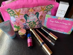 Este Lauder Makeup, Perfume, & Skincare Bundle With Makeup Pouch