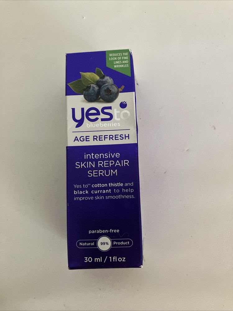 YES TO BLUEBERRIES AGE REFRESH Intensive Skin Repair Serum 1 Oz HTF Discontinued