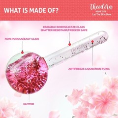 Theodora Ice Globes for Facials, Freezer Safe and Highly Effective Facial Globes