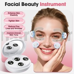 Facial Beauty Massager Device Red Light Therapy LED Eye Patches Reduce Wrinkles