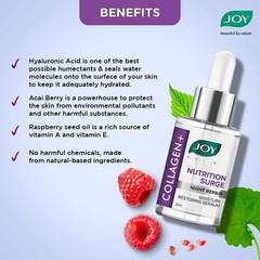 Joy Revivify Collagen+Nutrition Surge Night Repair Moisture Restoring Serum 30ml