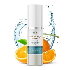 Sun Coast Sciences Total Package Serum Vitamin C Hyaluronic Acid Tri-Peptide 1oz