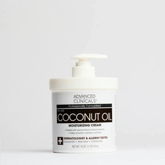 ⎸ Advanced Clinicals ⎸ Coconut Oil Body Cream ⎸ 16 oz ⎸