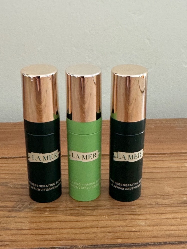 La Mer The Regenerating Serum 0.17oz /The Lifting Firming Serum 0.1 fl.oz LOT 3
