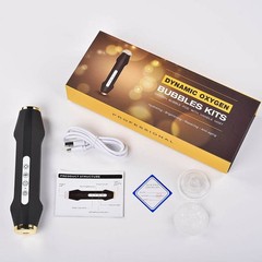 Facial SPA CO2 Bubble Oxygen Beauty Machines & Skin Bright Gel Exfoliat Pods Kit