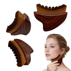 Lymphatic Drainage Facial Brush, Jawline Massager, Dry Cleansing Brush