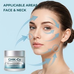 GHK-Cu Blue Copper Peptide Face Cream 4% 2400mg Night Moisturizer Anti-Aging