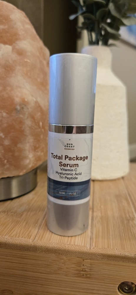 Sun Coast Sciences Total Package Serum Vitamin C Hyaluronic Acid Tri-Peptide 1oz