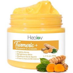 Turmeric Face Cream for Face & Body – All Natural Turmeric Skin Brightening L…