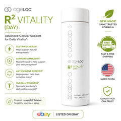 Nu Skin Nuskin Pharmanex ageLOC R2 Day Vitality energy renew recharge Free Ship