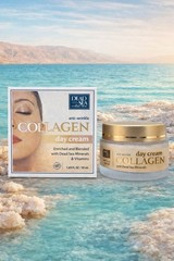Dead Sea Collection – Collagen – Day Cream – 1.69 fl oz/ 50 mL – Anti-Wrinkle