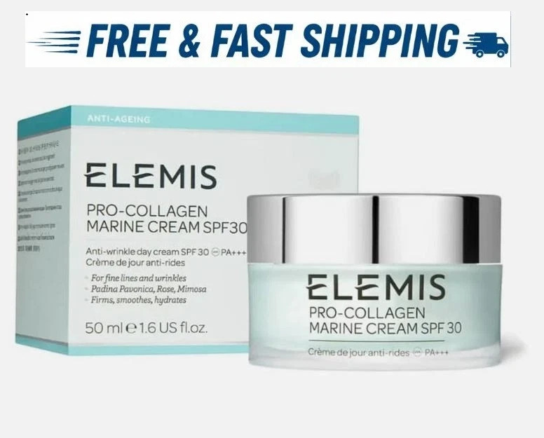 ELEMIS Pro-Collagen Marine Cream SPF 30 – Free Shipping – 50 ml / 1.6 oz – New