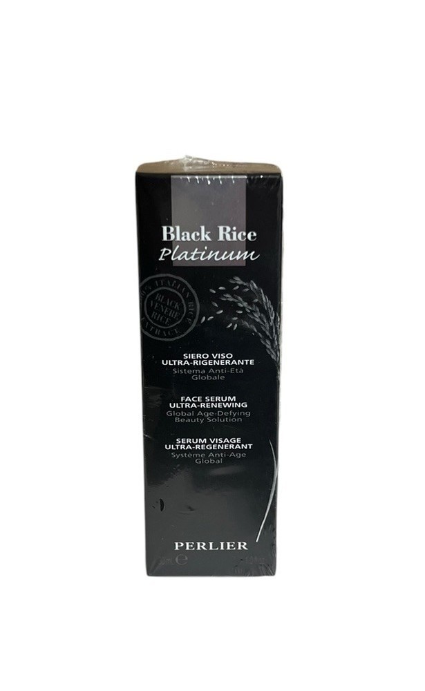 Perlier Risarium Black Rice Platinum Face Serum Ultra Renewing 30 ML 1.0 FL OZ