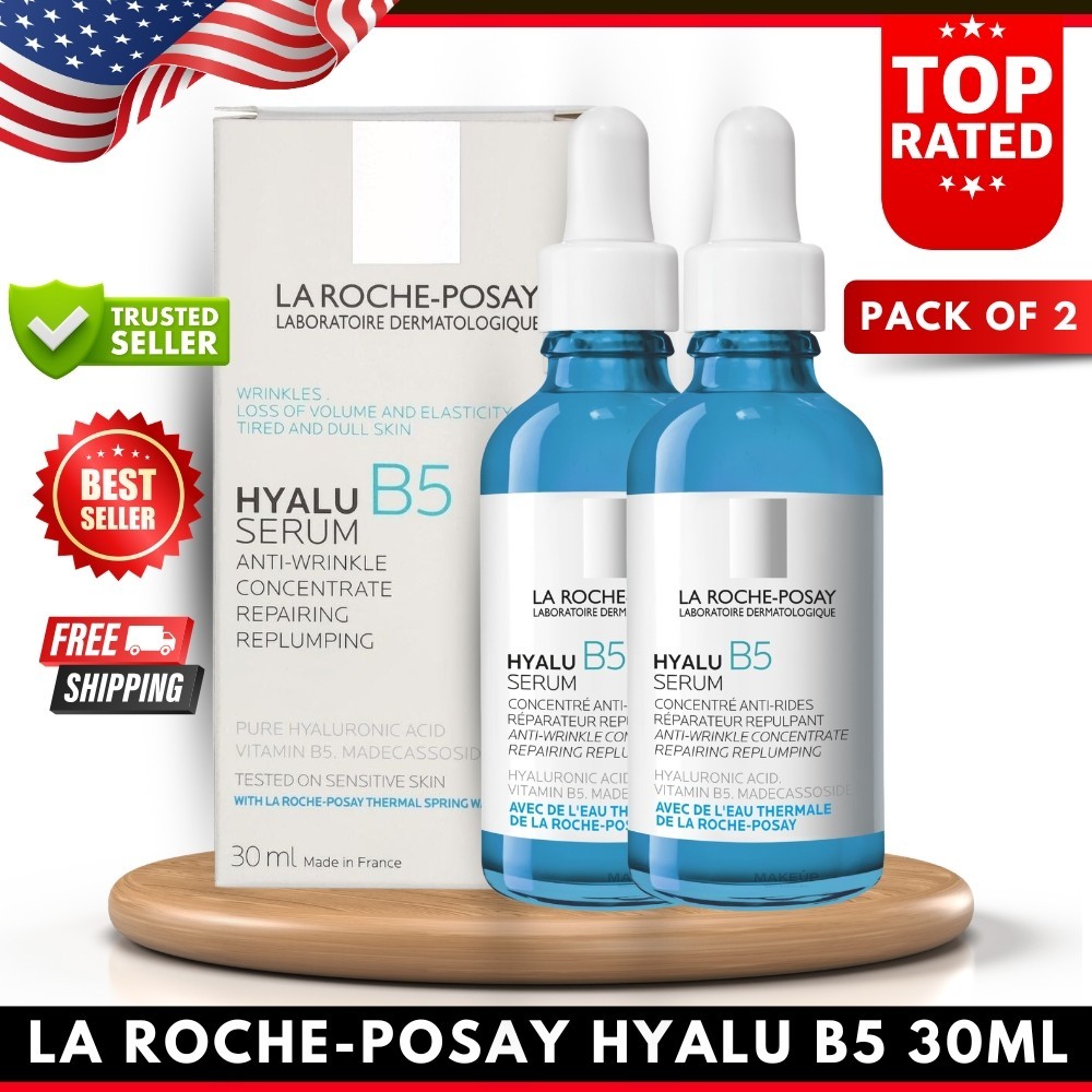 Pack of 2 La Roche-Posay HYALU B5 Anti-Wrinkle Serum 30ml