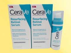 CERAVE RESURFACING RETINOL SERUM 1 OZ BOXED LOT OF 2