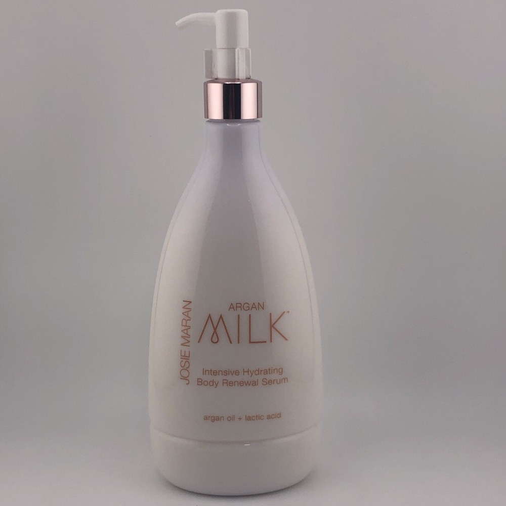 JOSIE MARAN Argan Milk Intensive Hydrating Body Renewal Serum 20 oz Peppermint