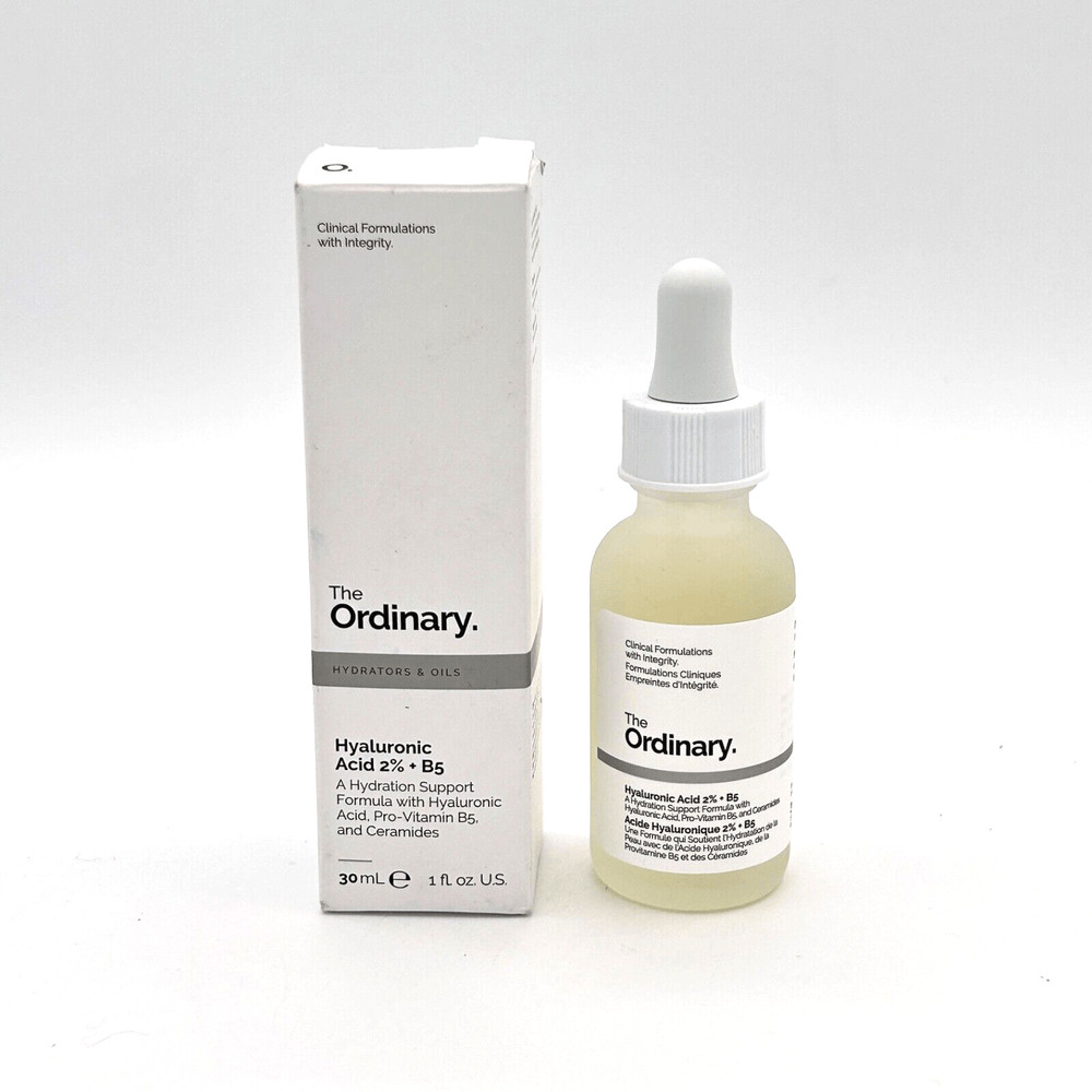 The Ordinary Hyaluronic Acid 2% + B5 Hydration Support – 30ml New in Box!