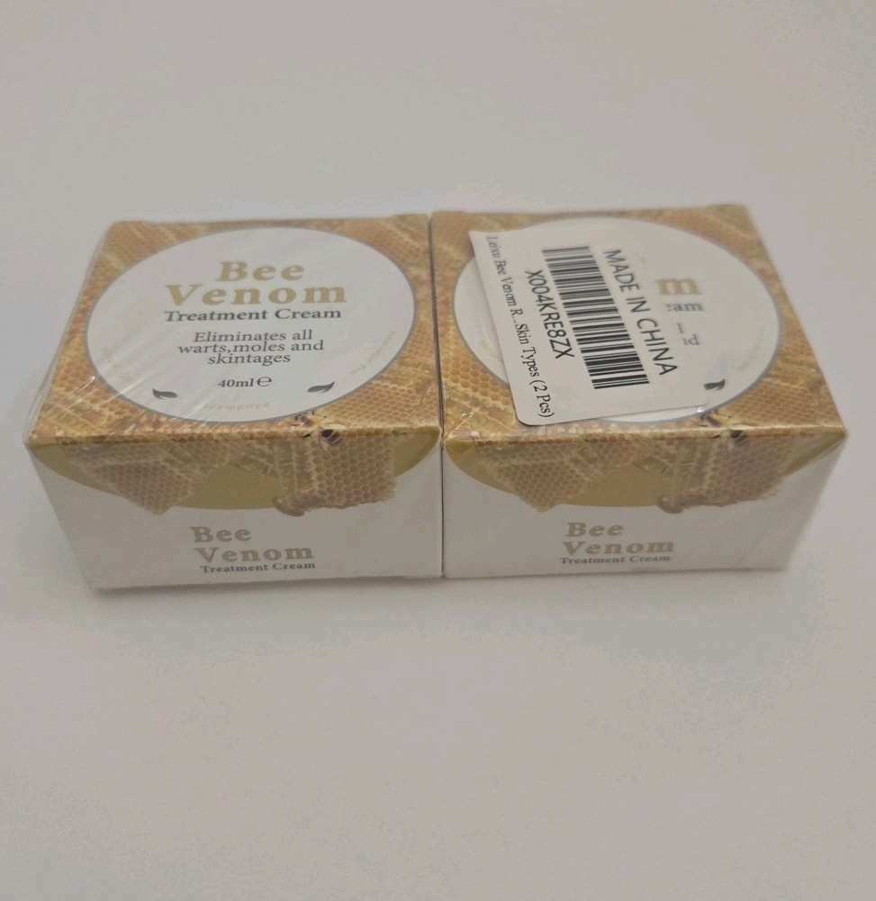 2 Pack Bee Venom Treatment Cream 40ml NEW Sealed In Box Skincare Formula Lot